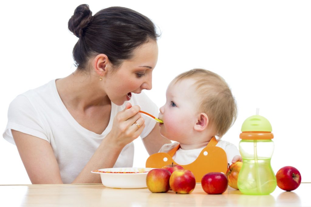 Alimentación para bebés de 4 a 6 meses