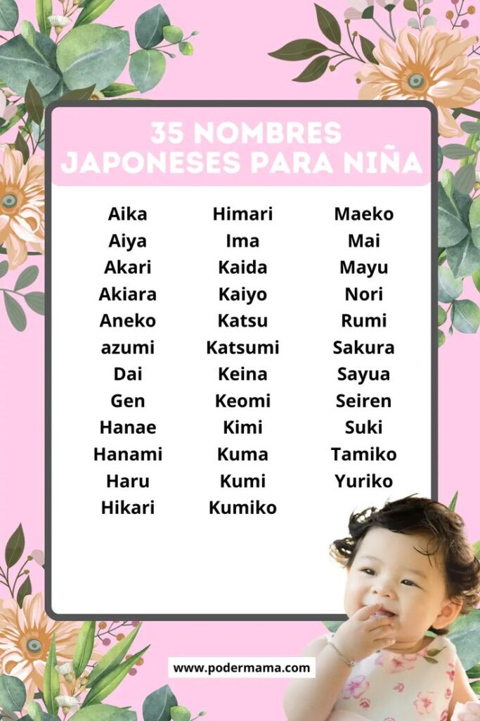 nombres japoneses